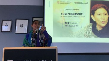 Mengintip Kuliah Umum Susi Pudjiastuti di Harvard