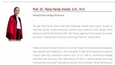 Masa Jabatan Hakim MK Maria Farida Akan Habis, Ketua MK Temui Presiden Jokowi