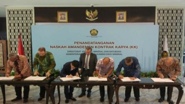 Satu Perusahaan Tertunda, Kementerian ESDM Amendemen 6 Kontrak Karya