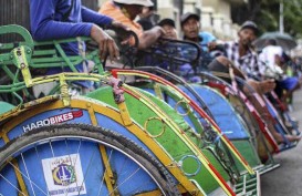 Perda Tentang Becak Masih Dibahas Secara Internal