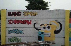 GenBI Riau Kampanye Kebersihan Lewat Mural di Kampar