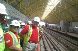 Pemerintah Pantau Penerapan K3 Proyek LRT Palembang