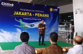 Citilink Resmikan Rute Penerbangan Jakarta - Penang