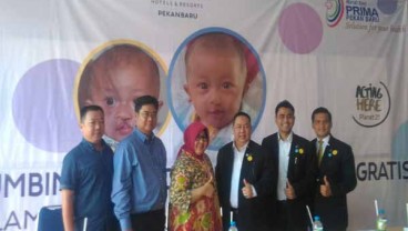 Ultah Novotel Pekanbaru, 40 Anak Dapat Operasi Bibir Sumbing Gratis