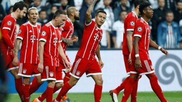HASIL LIGA CHAMPIONS: Bayern Munchen Pukul Sevilla 2-1 Lewat Gol Thiago Alcantara 