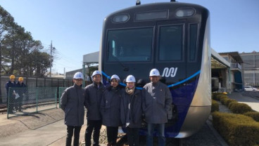 Akhirnya, 12 Kereta Pertama MRT Jakarta Tiba di Tanjung Priok