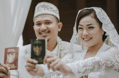 Berikut Foto-foto Pernikahan Chef Aiko dan Saugi