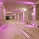 Keren, Lampu Warna Pink Hiasi Underpass Mampang-Kuningan 