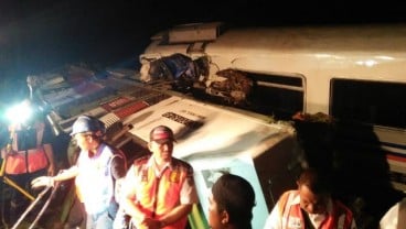 Hari ini Kereta bisa Melaju 40 km/jam di Lokasi KA Sancaka Terguling 