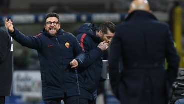 LIGA CHAMPIONS: AS Roma vs Barcelona, Eusebio Di Francesco: Pertarungan Belum Usai