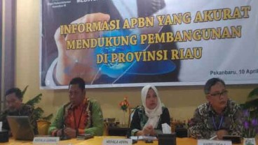 Triwulan I/2018, Realisasi APBN di Riau Turun 1,5%