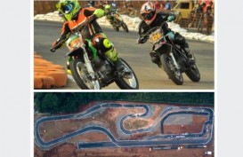 SIRKUIT MIJEN, Arena Adu Kebut Riders Supermoto Nan Elok