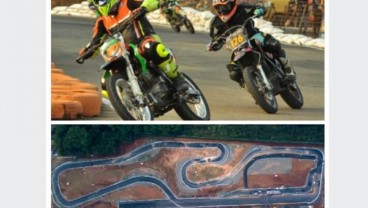 SIRKUIT MIJEN, Arena Adu Kebut Riders Supermoto Nan Elok