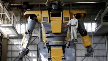 Terinspirasi ‘Gundam’, Insinyur Asal Jepang Ini Bangun Robot Raksasa