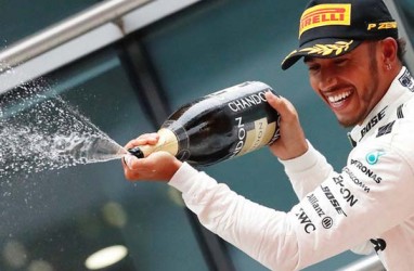 F1 GP China, Hamilton Tercepat Sesi Latihan
