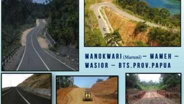 Ini Target Jalan Beraspal Trans Papua Barat di 2018