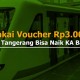 Hore, Warga Tangerang Bis Naik KA Bandara Pakai Voucher Rp3.000