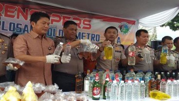 19 Hari Operasi, Polisi Tangkap 180 Produsen Miras Oplosan 