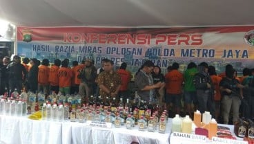 MIRAS OPLOSAN: 180 Orang Diamankan di 148 Lokasi