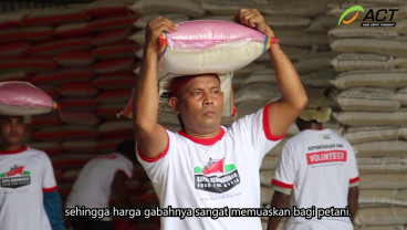1.000 Ton Beras Dikirim ke Suriah