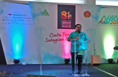 Ansor Fair 2018, Simak Pemaparan Yaqut Cholil Qoumas