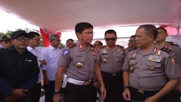 MUDIK LEBARAN: Polri Tinjau Proyek Tol Semarang - Batang