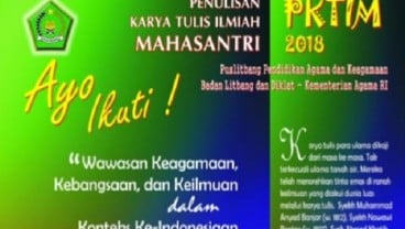 Kemenag Gelar Ajang Penulisan Karya Ilmiah Bagi Mahasantri