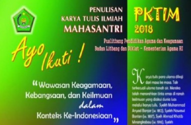 Kemenag Gelar Ajang Penulisan Karya Ilmiah Bagi Mahasantri