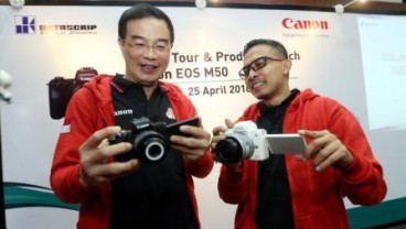 Luncurkan Produk Baru, Canon Jepret Pasar Lebih Besar di Jabar