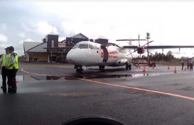 Wings Air Maskapai Pertama Mendarat di Bandara Baru Perbatasan Malaysia