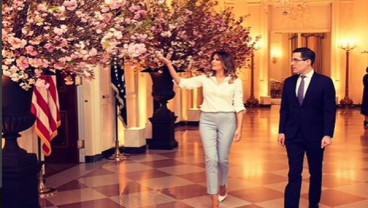 Ketika Donald Trump Puji Melania
