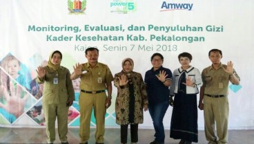 Pemkab Pekalongan dan Amway Bantu 500 Anak Gizi Kurang di Pekalongan