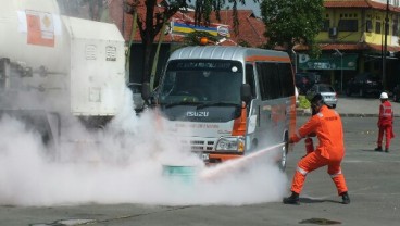 ASTRA Infra Toll Road Tangerang-Merak Gelar Simulasi Penanganan Limbah B3