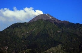 ERUPSI MERAPI : Tagana Bagikan Masker Pelindung