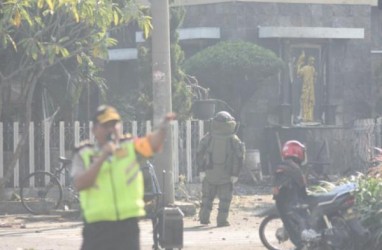 Ketiga Pelaku Bom Bunuh Diri di GKI Diponegoro Diduga Langsung Tewas