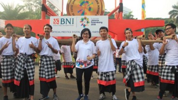 BNI Bagikan 1.000 Keping Uang Elektronik Edisi Asian Games 2018