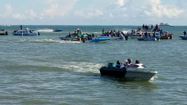 Polda Kaltara Gelar Race Boat di Tarakan