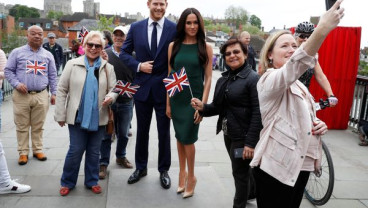 Royal Wedding: Patung Lilin Pangeran Harry dan Meghan Markle Dipajang di Windsor