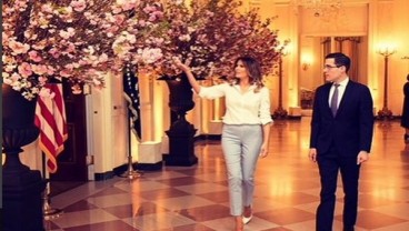 Setelah Jalani Perawatan RS, Melania Trump Telah Kembali ke Gedung Putih