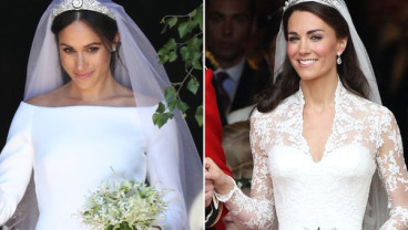 Lebih Mahal Gaun Pengantin Meghan Markle atau Kate Middleton?