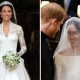 Ini Perbedaan Gaun Pengantin dan Riasan Meghan Markle-Kate Middleton