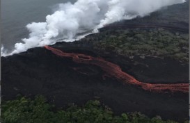 ERUPSI KILAUEA: Aliran Lava Dekati Area Pembangkit Listrik Tenaga Panas Bumi di Hawaii