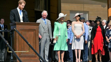 Begini Penampilan Meghan Markle & Pangeran Harry di Pesta Kebun Pangeran Charles