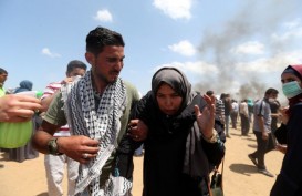 Tentara Israel Terus Tembaki Ratusan Warga Palestina di Jalur Gaza