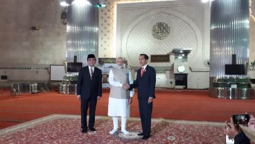 Presiden Jokowi dan PM Narendra Modi Kunjungi Mesjid Istiqlal