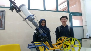 TEMUAN MAHASISWA, Skuter Ini Mudahkan Petani Tanam Benih