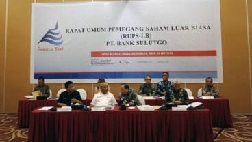 RUPS-LB Bank Sulutgo, Ini 3 Keputusannya