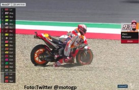 MotoGP Italia: Marquez Tergelincir di Lap 5 dan Podium pun Sirna