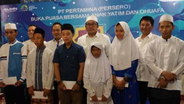 Pertamina MOR IV Berikan Santunan Kepada 1.440 Anak Yatim