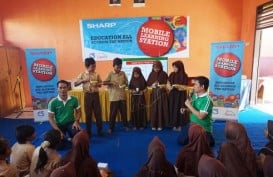 Sharp Electronics Indonesia Perkuat Program Mobile Learning Station